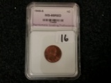 NGP 1946-S Wheat Cent in MS-66 RED