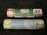 2003 P and 2005-D Nickel Rolls