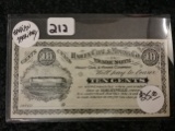 Choice Uncirculated Indian Territory Scrip