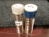 Two BU Rolls of 2004-D and 1989 Jefferson Nickels