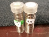 Two BU Rolls of 2000-D and 2003 P Jefferson Nickels