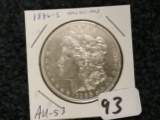 1886-S Morgan Dollar in AU-53