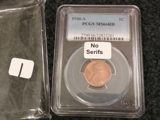 PCGS 1946-S Wheat Cent MS-66 RED