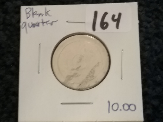 Blank Quarter Planchet