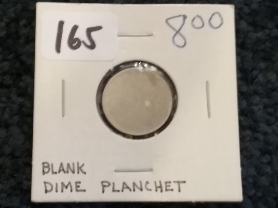 Blank Dime Planchet