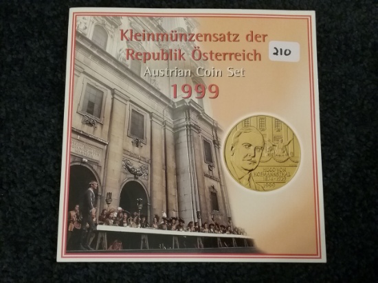 1999 Austria Coin Set