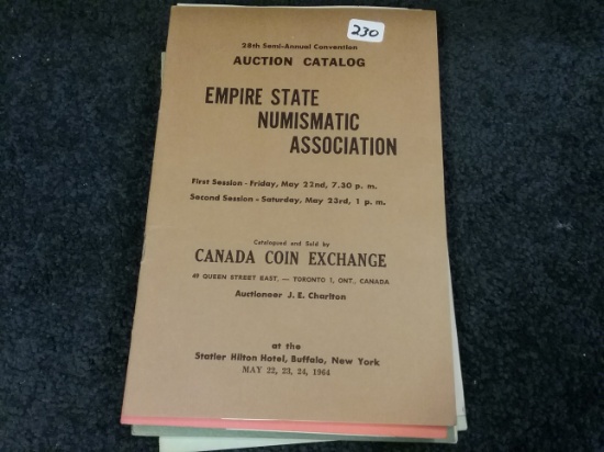 Set of 5 Auction Sale Catalogs