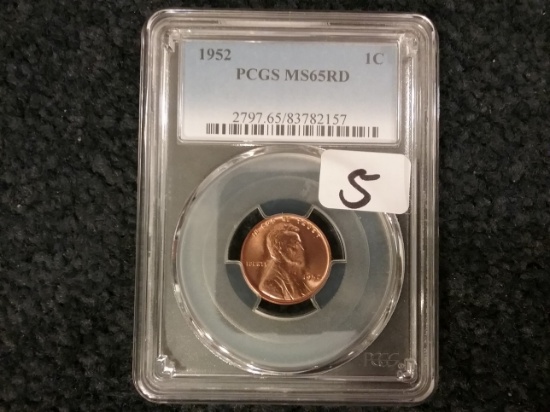 PCGS 1952 Wheat Cent MS-65 RED