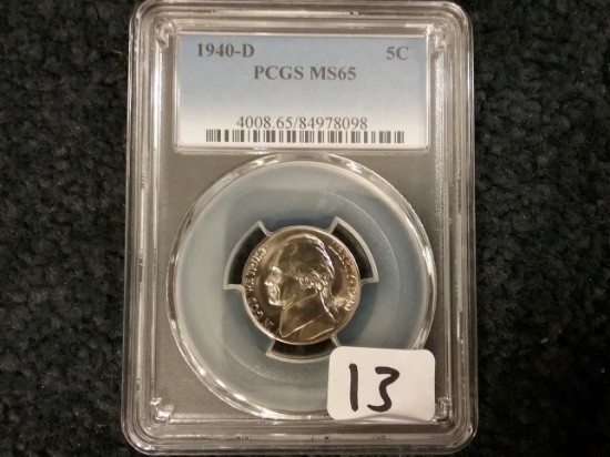 PCGS 1940-D Jefferson Nickel MS-65