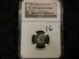 NGC 2005-S SILVER Roosevelt Dime PF 70 Ultra Cameo