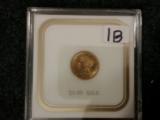 1880 $5 Liberty Gold Half-Eagle MS-62