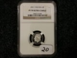 NGC 2011-S SILVER Roosevelt PF 70 Ultra Cameo
