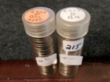 Two BU Jefferson Nickel Rolls 2005-P and 2013-D