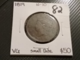 nicer 1819 Large Cent in Very Good