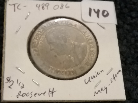 TC-489086 Roosevelt $2 1/2 good for token