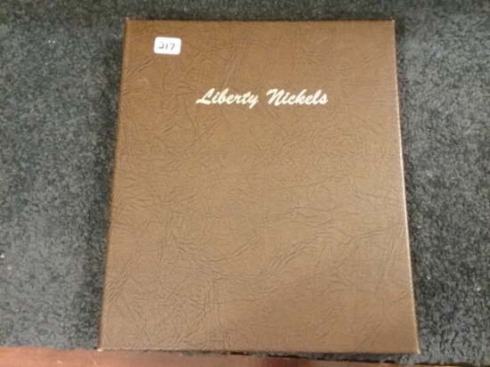 Liberty "V" Nickel Book partially full
