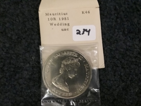 Mauritius 1981 10 rupees