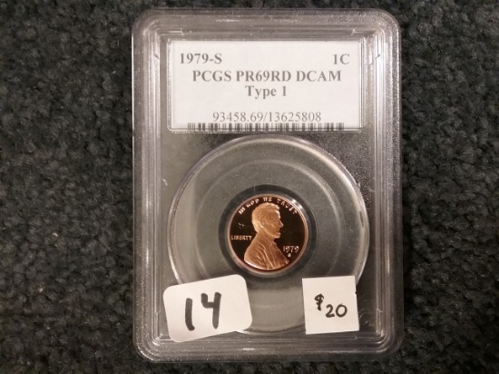 PCGS 1979-S Lincoln Cent Proof 69 RED Deep Cameo