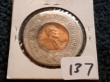 Uncirculated 1944 Wheat Cent Encased