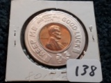Uncirculated 1959-D Memorial cent Encased