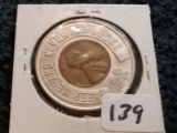1956-D Wheat cent Encased