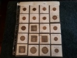 Five Sheets of Foreign Coins