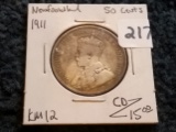 Newfoundland 1911 Silver 50 cents