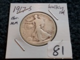 1917-S Walking Liberty Half Dollar OBVERSE Mint Mark