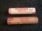 Two BU 2009 Bank Wrapped Penny Rolls