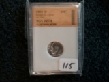 SGS 1959 Roosevelt Dime in MS-70