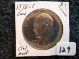 1976-S Eisenhower Dollar Variety 2 Clad Proof