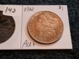 1902 Morgan Dollar in About Uncirculated plus