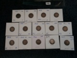 Group of 14 Barber Dimes