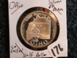 Ohio Silver Proof Deep Cameo So-Called Half Dollar