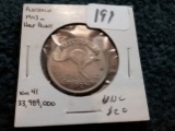 Australia 1943 Half-Penny in MS-65+