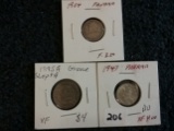 Three nice foreign coins