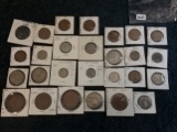 nice mix of 27 foreign coins