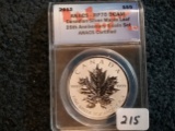 ANACS 2013 Canada Silver Maple Leaf RP 70 DCAM $5 Dollar