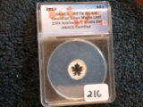 ANACS 2013 Canada Silver Maple Leaf RP 70 DCAM $1 Dollar