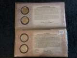 Grover Cleveland and James Monroe Presidential dollar sets