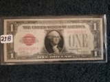 1928 Red Seal $1 US Note