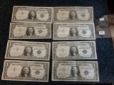 Eight Silver Certificates