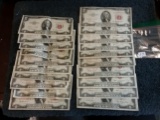 Group of 20 mixed $2 US Notes