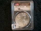 PCGS 2004 American Silver Eagle Gem Uncirculated Dollar