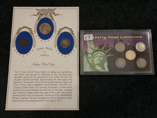Liberty Head Nickel Collection and Indian Head Collection