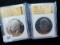 Two 1976-S Eisenhower Dollars Proof Cameos