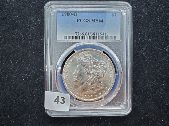 PCGS 1900-O Morgan Dollar in MS-64