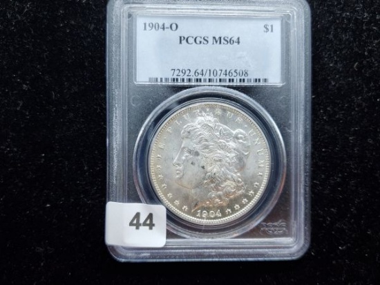 PCGS 1904-O Morgan Dollar in MS-64