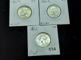 Three Washington Quarters