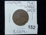 Canada 1920 Large Date cent